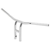 Biltwell Inc. Tyson XL Pullback 12" Slotted Handlebars Chrome