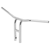 Biltwell Inc. Tyson XL Pullback 14" Slotted Handlebars Chrome