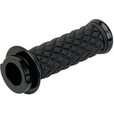 Biltwell Inc. AlumiCore 1" Grips Set for Dual Cable Black