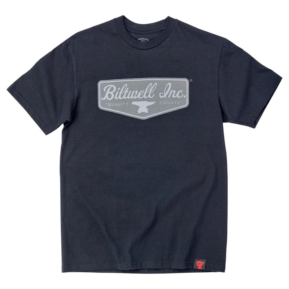 Biltwell Grey Shield Black T-Shirt