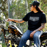 Biltwell Grey Shield Black T-Shirt