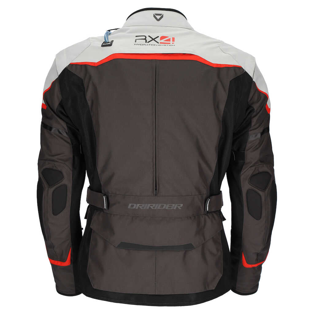 DriRider RX4 Grey/Black/Red Textile Jacket