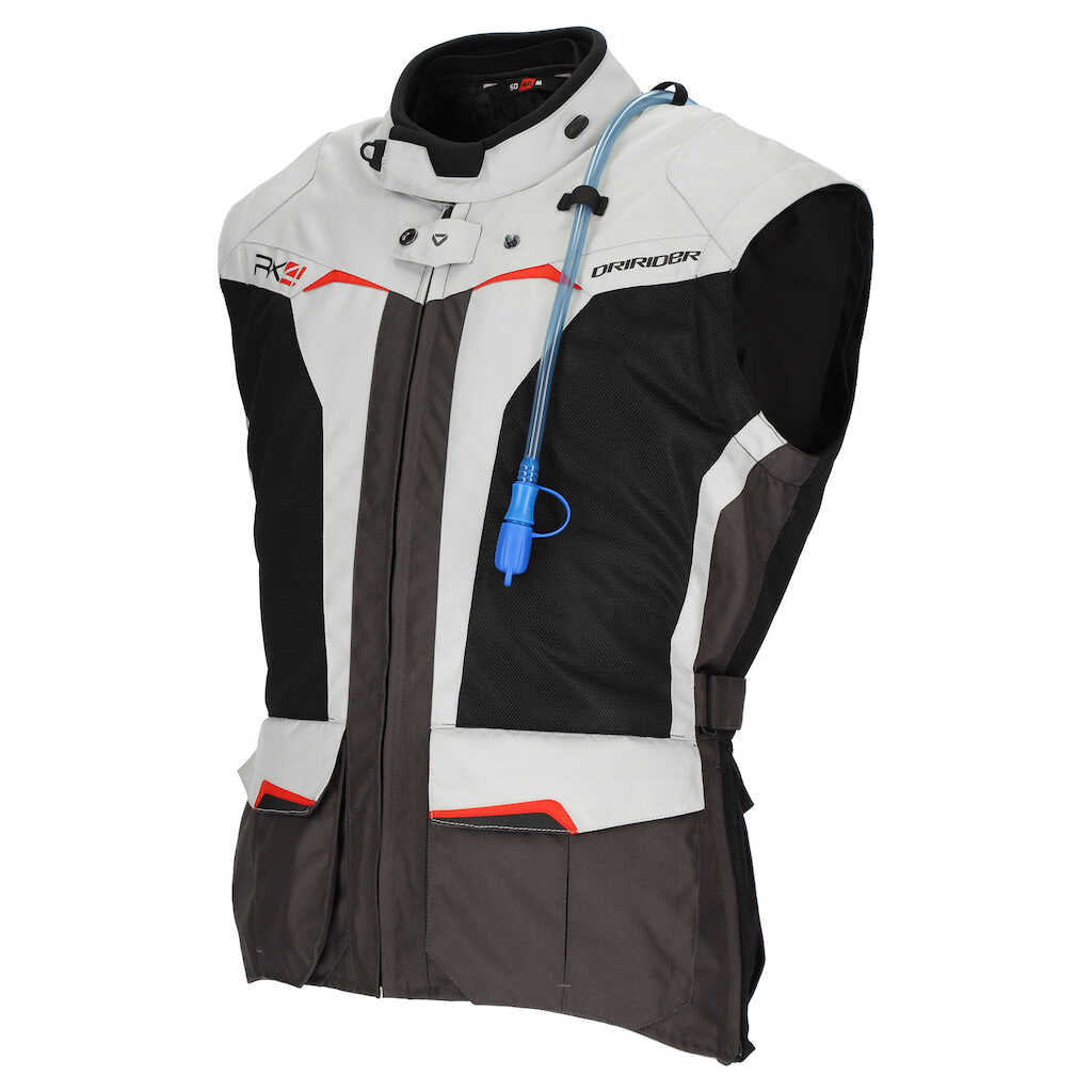 DriRider RX4 Grey/Black/Red Textile Jacket