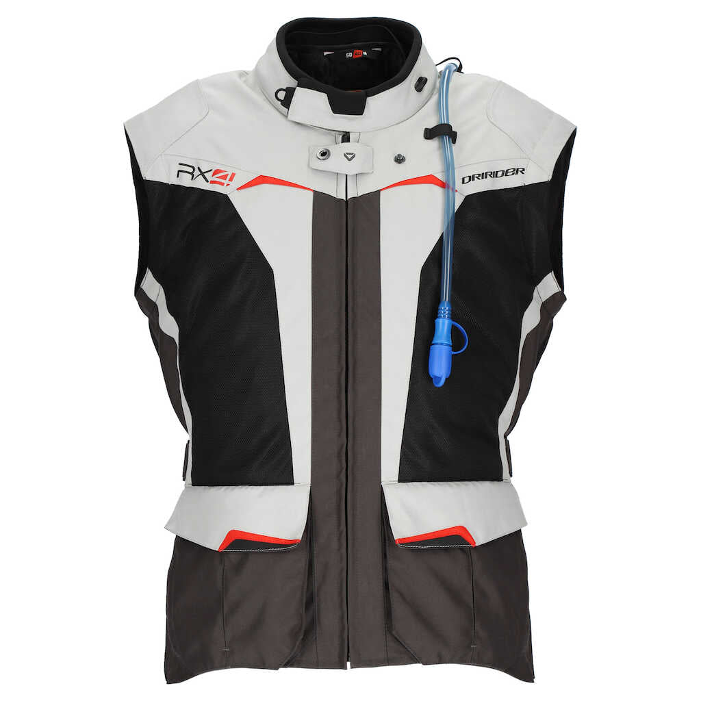 DriRider RX4 Grey/Black/Red Textile Jacket