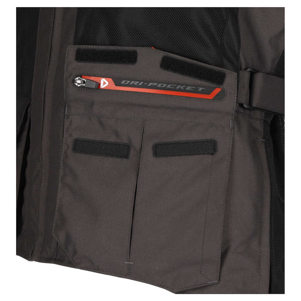 DriRider RX4 Grey/Black/Red Textile Jacket