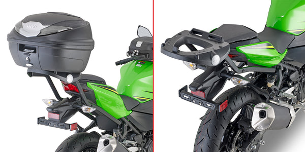 Givi 4129FZ Top Case Rear Rack for Kawasaki Ninja Ninja 400 18-22 Givi 4129FZ Top Case Rear Rack for Kawasaki Ninja Ninja 400 18-22