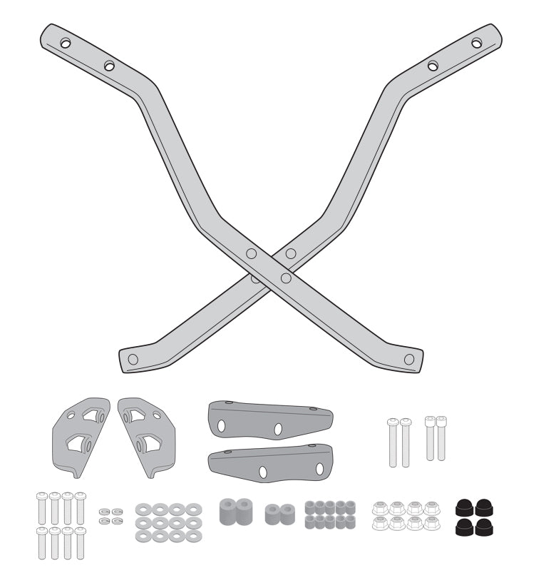 Givi 4131FZ Top Case Rear Rack for Kawasaki Z 650 RS 22-23 w/Monokey or Monolock Top Cases