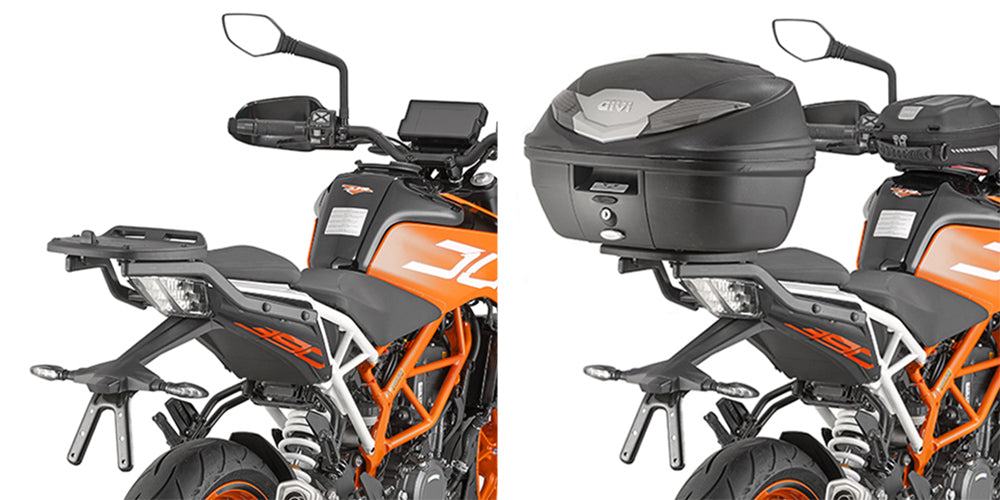 Givi 7707FZ Top Case Rear Rack for KTM Duke 125-390 17-23