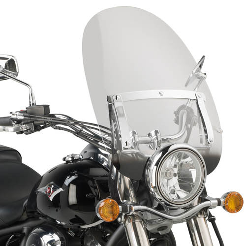 Givi A36 Smoke Windshield 40.7 x 41cm for Kawasaki VN 800 Classic 96-02/VN 900 Classic 06-16