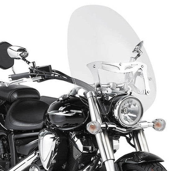 Givi A47 Clear Windshield 56 x 57cm for Yamaha XVS 950A Midnight Star 09-15/XVS 1300 Midnight Star 07-14