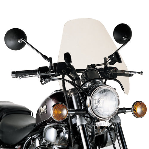 Givi A601 Universal Bronze Windshield 36.9 x 42.5cm & 2-Point Mounting Kit