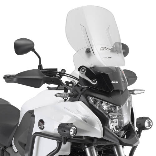 Givi AF1110 Airflow Sliding Clear Windshield (Maximum 53 x 41cm & 12cm travel) for Honda Crosstourer 1200/Crosstourer 1200 DCT 12-19