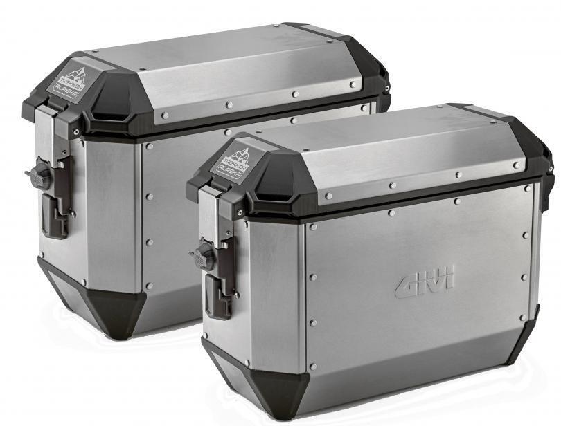 Givi ALA36APACK2 Trekker Alaska 36L Monokey Silver Side Cases