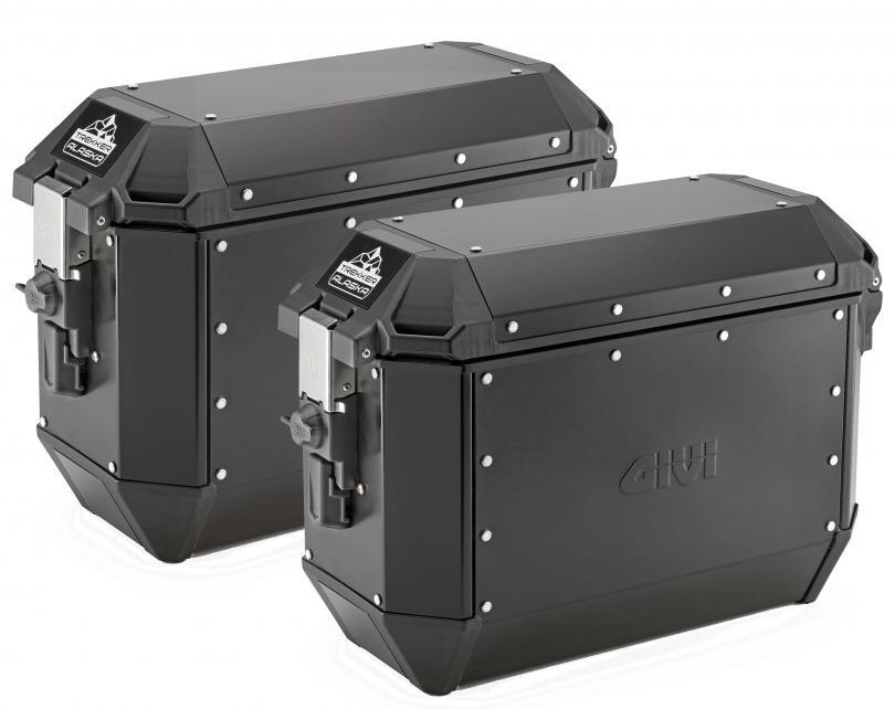 Givi ALA36BPACK2 Trekker Alaska 36L Monokey Black Side Cases