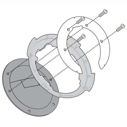 Givi BF03 Tank Flange Ring for Honda Models