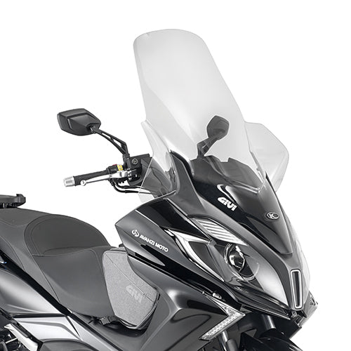 Givi D6107ST Clear Windshield 92.5 x 63.5cm for Kymco Downtown ABS 125i/350i 15-23