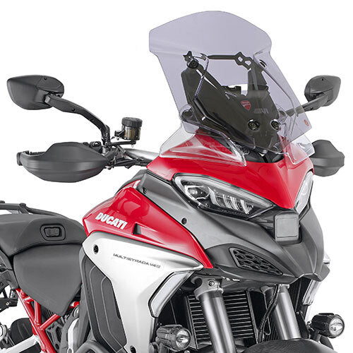 Givi D7413S Smoke Windshield 45.5 x 38cm for Ducati Multistrada V4/V4 S 21-23