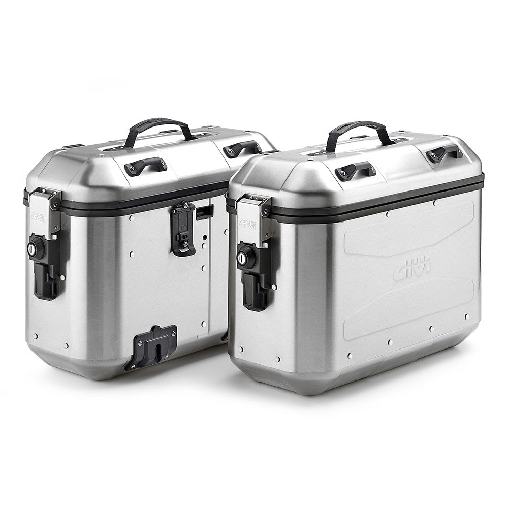 Givi DLMK36APACK2 Trekker Dolomiti 36L Silver Side Cases