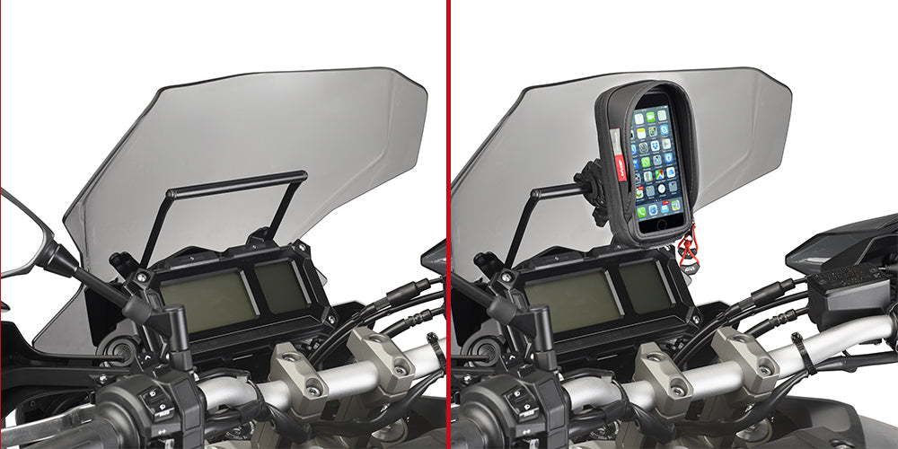 Givi FB2122 Fairing Upper Bracket for Yamaha MT-09 Tracer 15-17 w/S902A/S920M/S920L/S95KIT & GPS-Smartphone holder