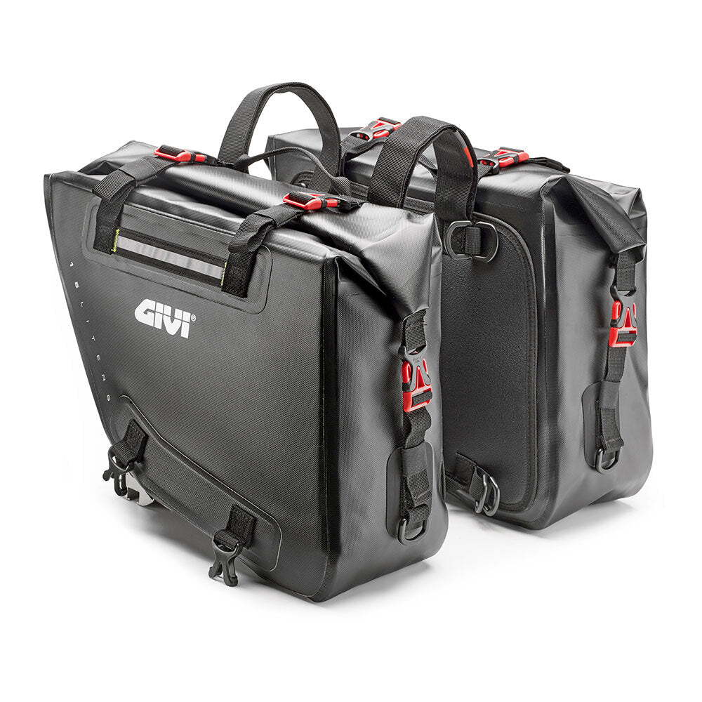 Givi GRT718 Canyon 15L Waterproof Side Bags Black