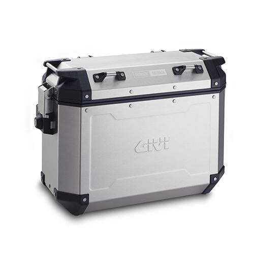 Givi OBK37AL Monokey Trekker Outback 37L Silver Left Side Case