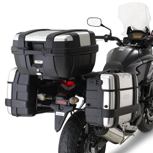 Givi PL1121 Side Case Pannier Holder for Honda CB 500 X 13-18 w/Monokey & Retro Fit Cases