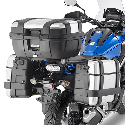 Givi PL1146 Side Case Pannier Holder for Honda NC750C/NC750X 16-20 w/Monokey & Retro Fit Cases