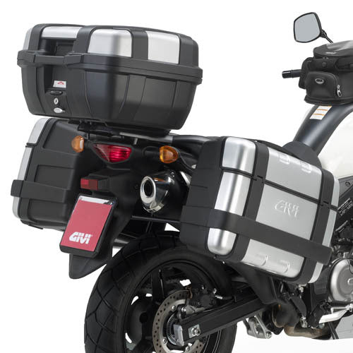 Givi PL3101 Side Case Pannier Holder for Suzuki DL 650 V-Strom 11-16 w/Monokey Cases