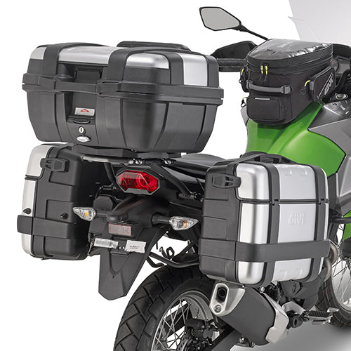 Givi PL4121 Side Case Pannier Holder for Kawasaki Versys-X 300 17-23 w/Monokey & Retro Fit Cases