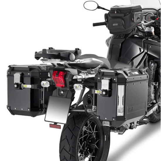 Givi PL6403CAM Side Case Pannier Holder for Triumph Tiger Explorer 1200 12-14 w/Monokey Cam Side Trekker Outback Cases