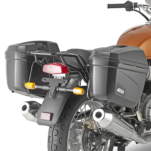 Givi PL9051 Side Case Pannier Holder for Royal Enfield Interceptor 650 19-23 w/Monokey Cases