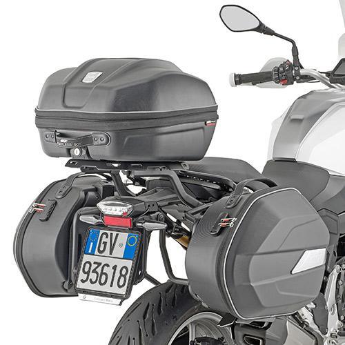 Givi PLO5137MK PL ONE-FIT Side Case Pannier Holder for BMW F 900 XR 20-23 w/Monokey Cases