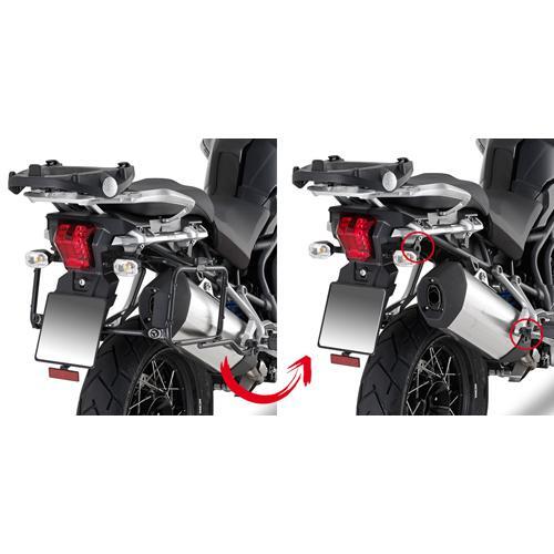 Givi PLR6408 Rapid Release Side Case Pannier Holder for Triumph Tiger Explorer 16-21 w/Monokey & Retro Fit Cases