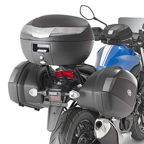 Givi PLX3111 Side Case Pannier Holder for Suzuki SV650/X 17-19 w/V35/V37 Monokey Side Cases