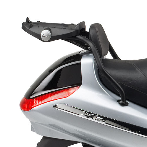 Givi SR102M Top Case Rear Rack for Piaggio X8 125-150-200-250-400 04-10 w/Monolock Top Cases/X-EVO 125-250-400 07-11 w/Monokey Top Cases