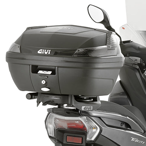 Givi SR2120 Top Case Rear Rack for MBK Tryptik 125 14-17/Yamaha Tricity 125-155 14-23 w/Monolock Top Case