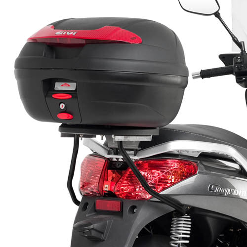 Givi SR231M Top Case Rear Rack for Sym Citycom 300 08-19 w/Monolock Top Case [INTERNAL]