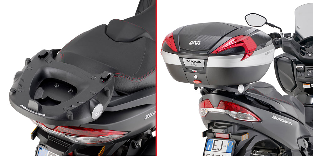 Givi SR3115 Top Case Rear Rack Kit for Suzuki Burgman 400 06-23 w/Monolock or Monokey Top Case