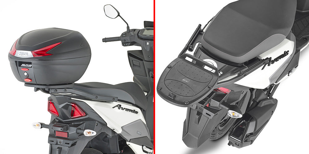 Givi SR3124 Top Case Rear Rack for Suzuki Avenis 125 2023 w/Monolock Top Cases