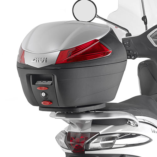 Givi SR5611 Top Case Rear Rack for Piaggio Liberty 50-125-150-200 02-09/Liberty 50-125-150 09-15/Liberty 50-125-150 16-23 w/Monolock Top Case