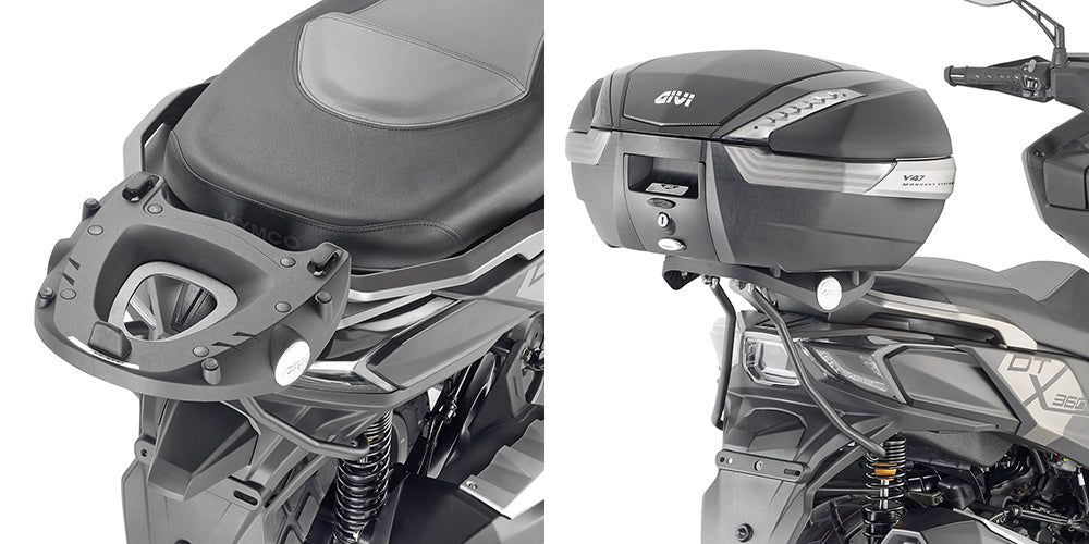 Givi SR6117 Top Case Rear Rack for Kymco DTX 360 21-23 w/Monolock or Monokey Top Case