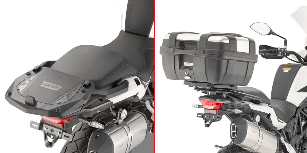 Givi SR8711 Top Case Rear Rack for Benelli TRK502 21-23/TRK502 X 20-23 w/Monolock or Monokey Top Case