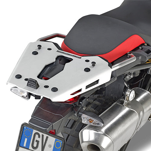 Givi SRA5127 Aluminum Top Case Rear Rack for BMW F 750 GS/F 850 GS 18-23 w/Monokey Top Case