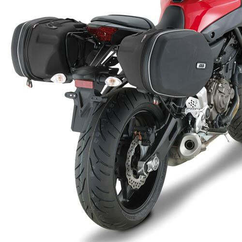 Givi TE2118 Saddlebag Holder for Yamaha FZ-07 15-17 w/Easylock Side Bags & Soft Side Bags