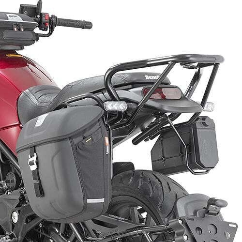 Givi TMT8704 Saddlebag Holder for Benelli Leoncino/Trail 2021 w/MT501 Metro-T Left Side Bags