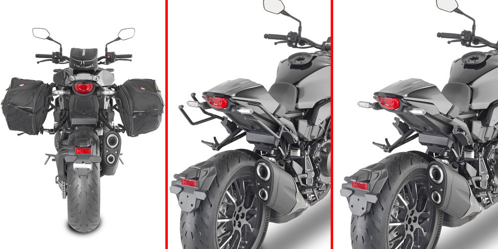 Givi TR1165 Remove-X Rapid Release Saddlebag Holder for Honda CB 1000 R 18-20 w/Soft Side Bags