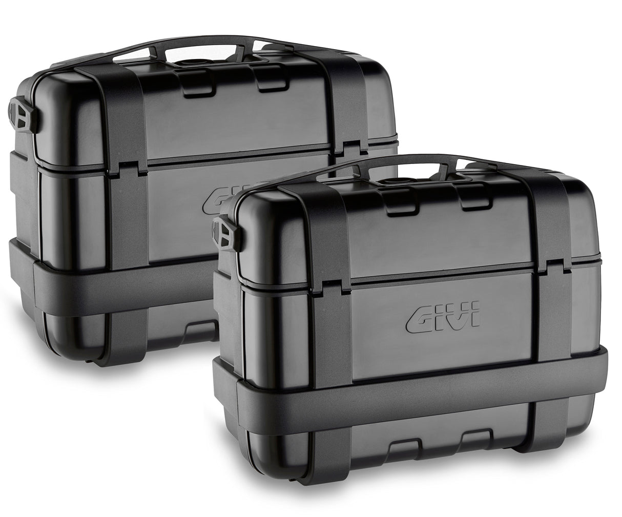 Givi TRK46BPACK2 Monokey Trekker 46L Black Side Case Set