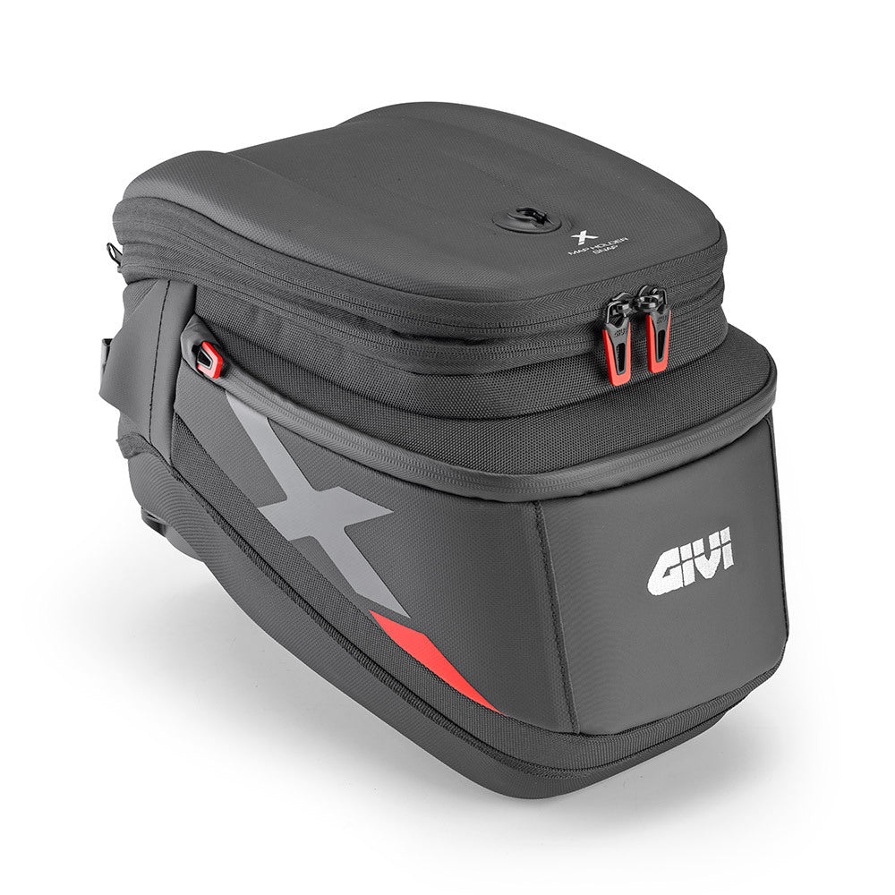 Givi XL05 X-Line Tanklock Tank Bag (expandable 15-18L) for Honda Africa Twin/Kawasaki Versys 650 15-21/Triumph Tiger 1200 GT Explorer 2022