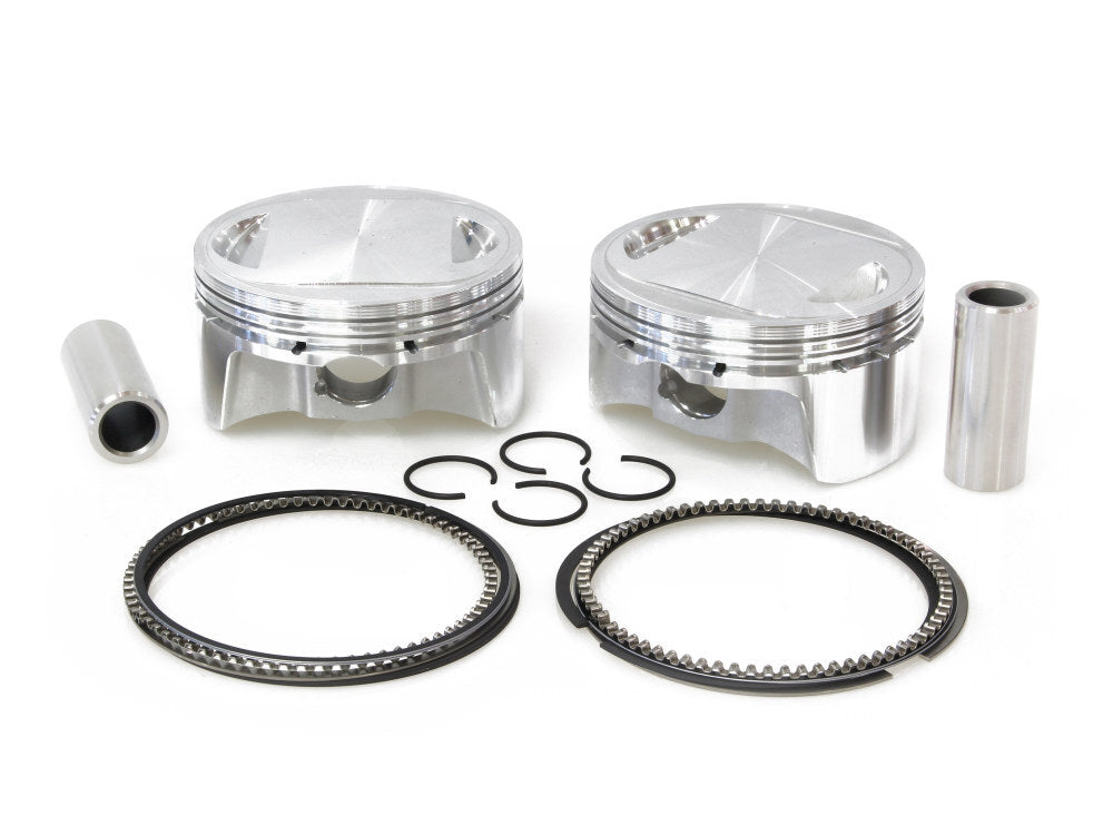 CP Carrillo CAR-BHM107-3 Standard Pistons w/10.75:1 Compression Ratio for Twin Cam 07-17 96ci or 103ci to 107ci Big Bore Conversion