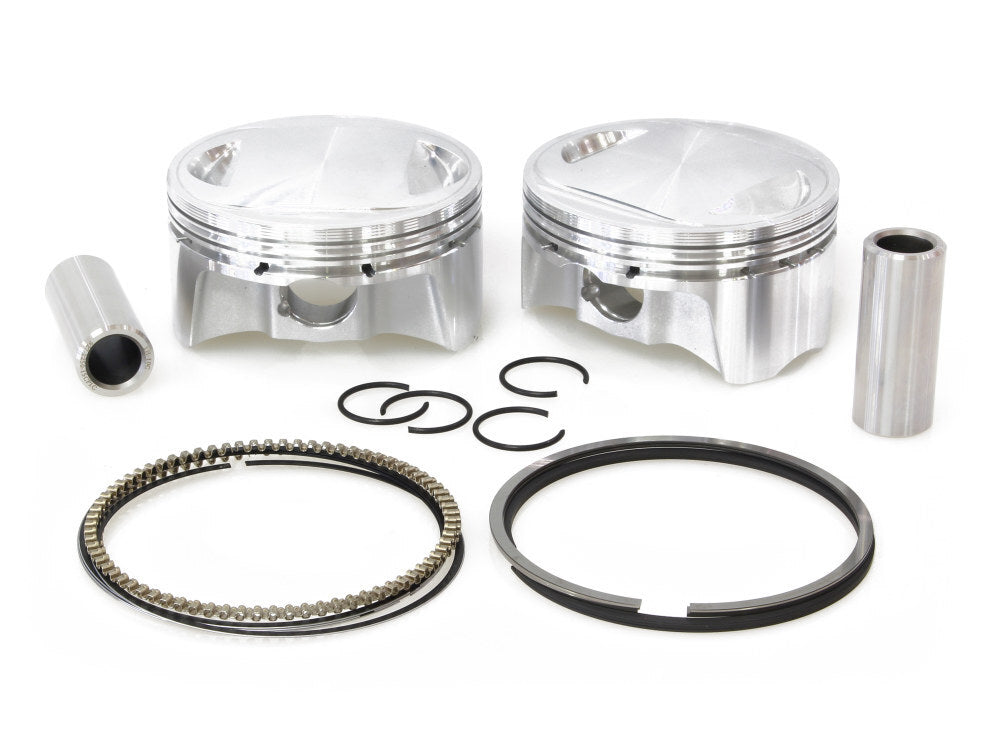 CP Carrillo CAR-BHM5080 Standard Pistons w/10.75:1 Compression Ratio for Big Twin 07-17 w/103ci & Big Bore 96ci to 103ci Twin Cam Engine